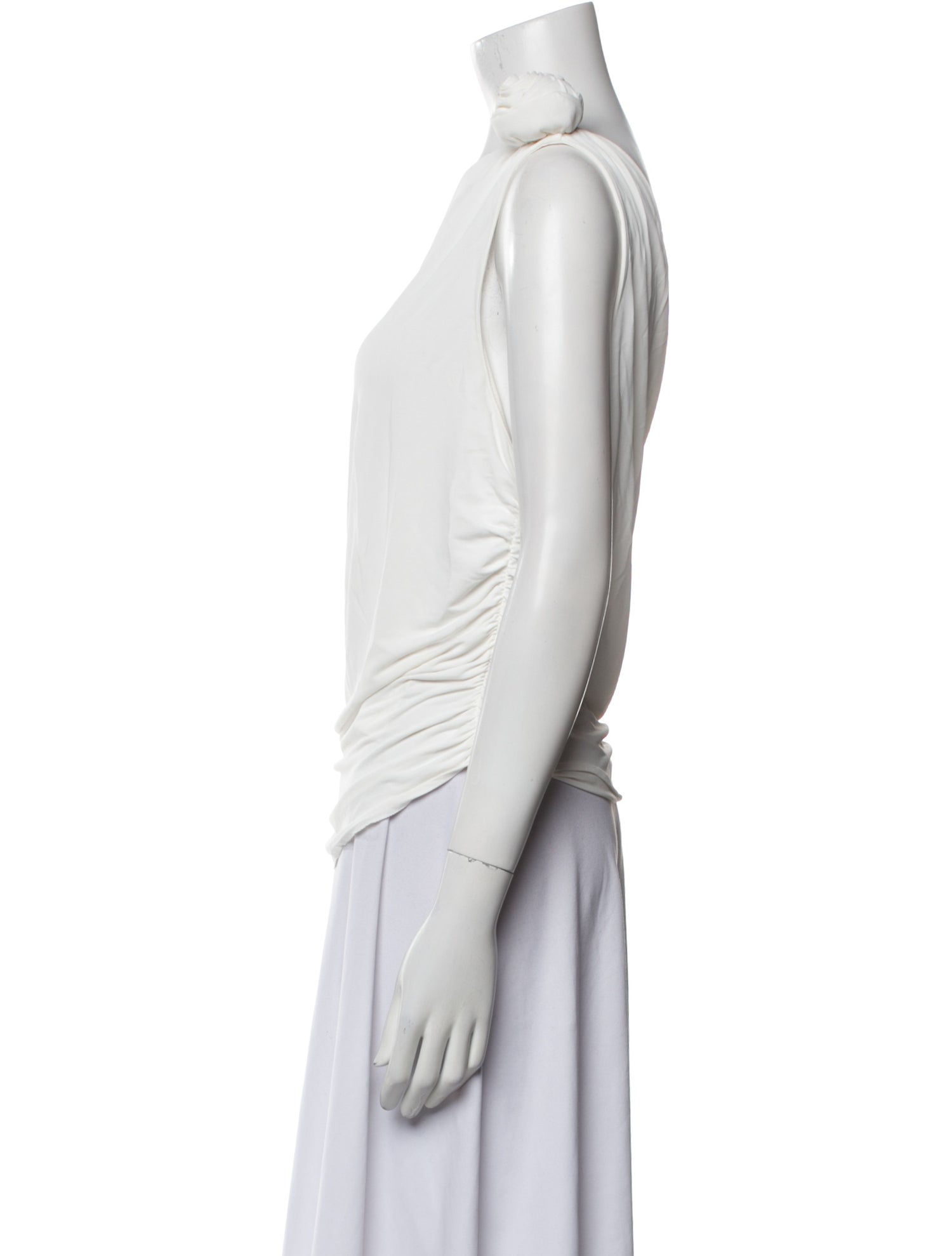 Magda Butrym One-Shoulder Sleeveless Blouse