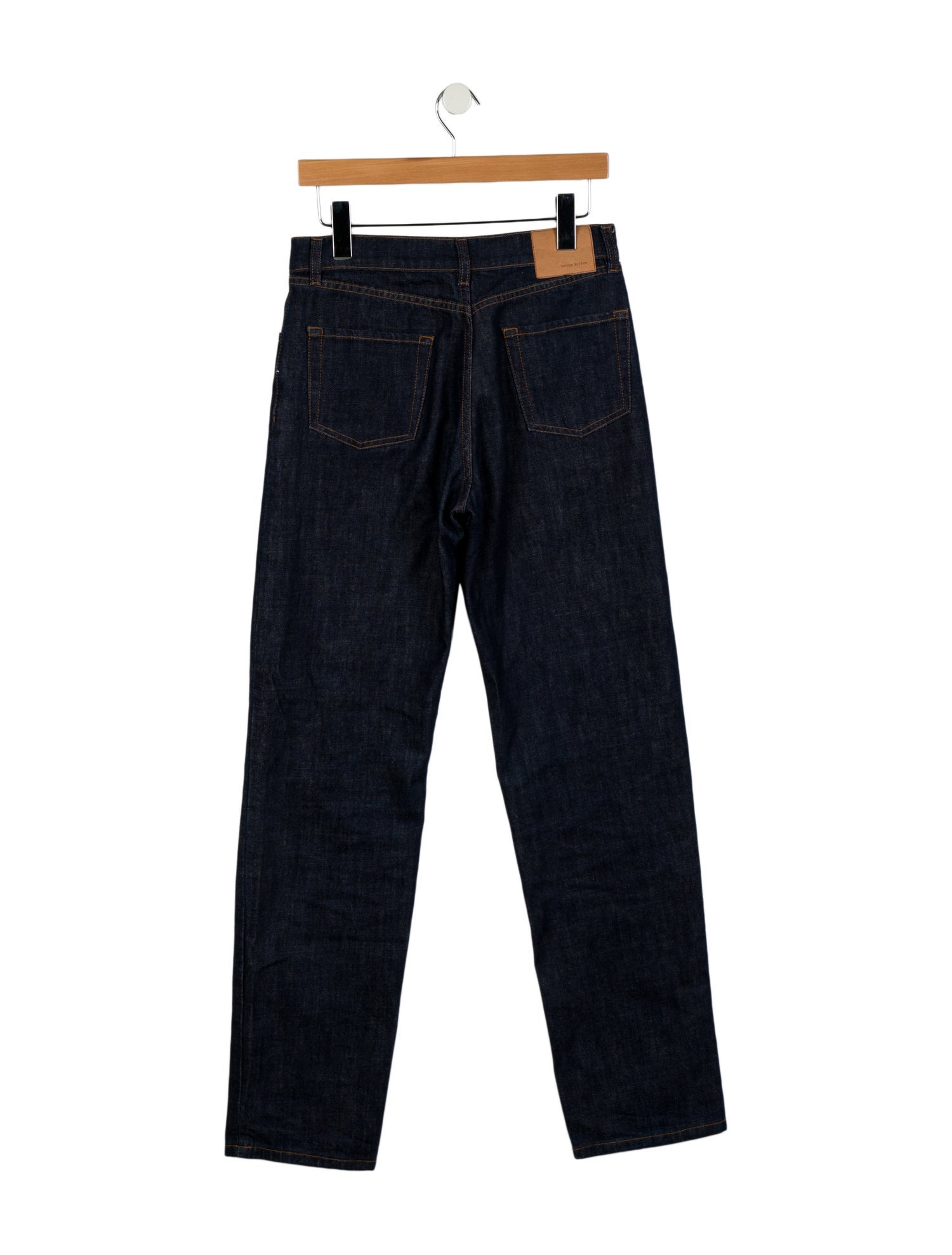 Magda Butrym High-Rise Straight Leg Jeans