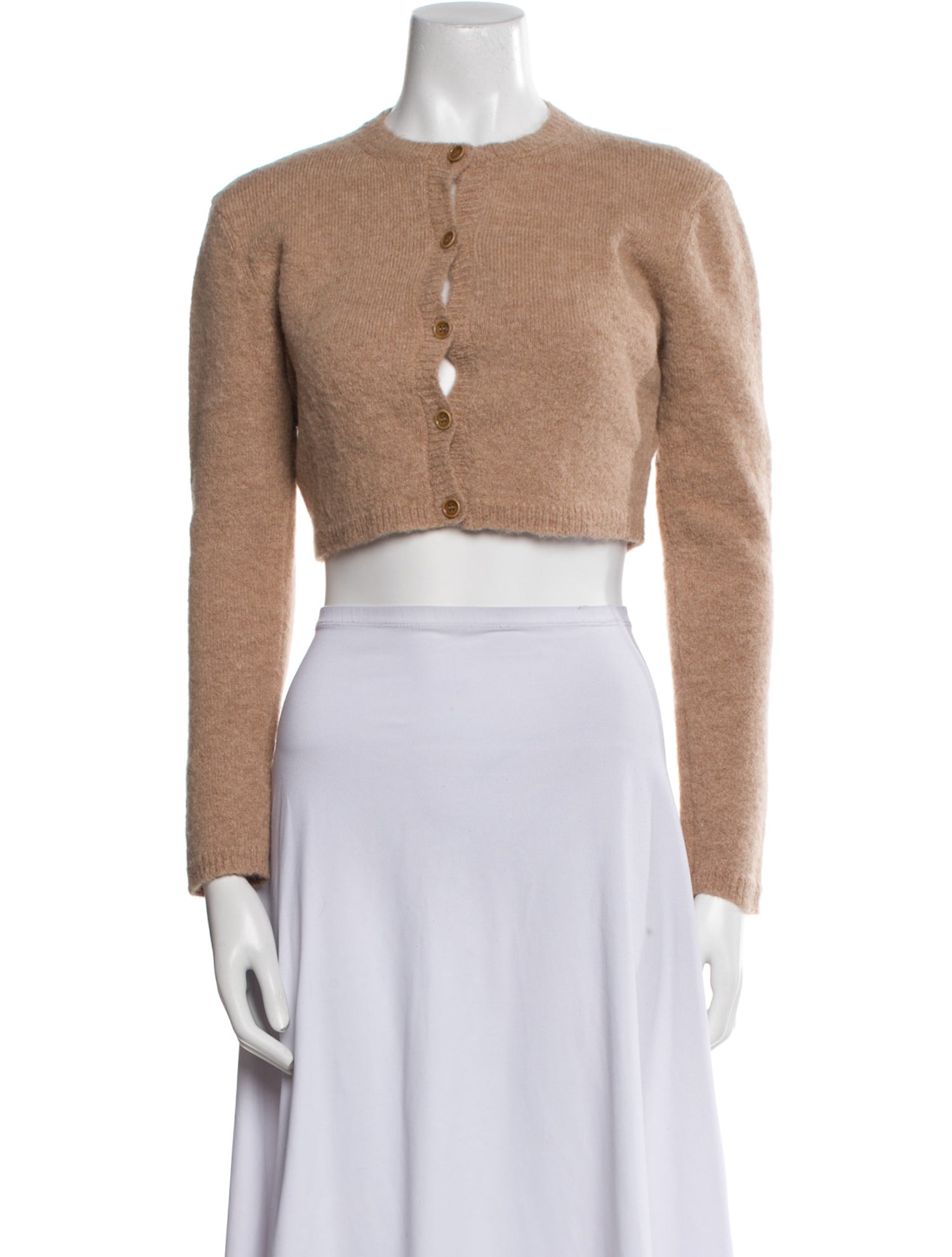 Magda Butrym Nylon Crew Neck Sweater