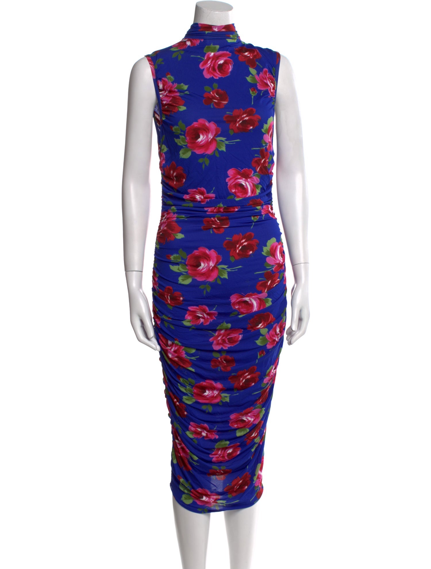 Magda Butrym Floral Print Midi Length Dress