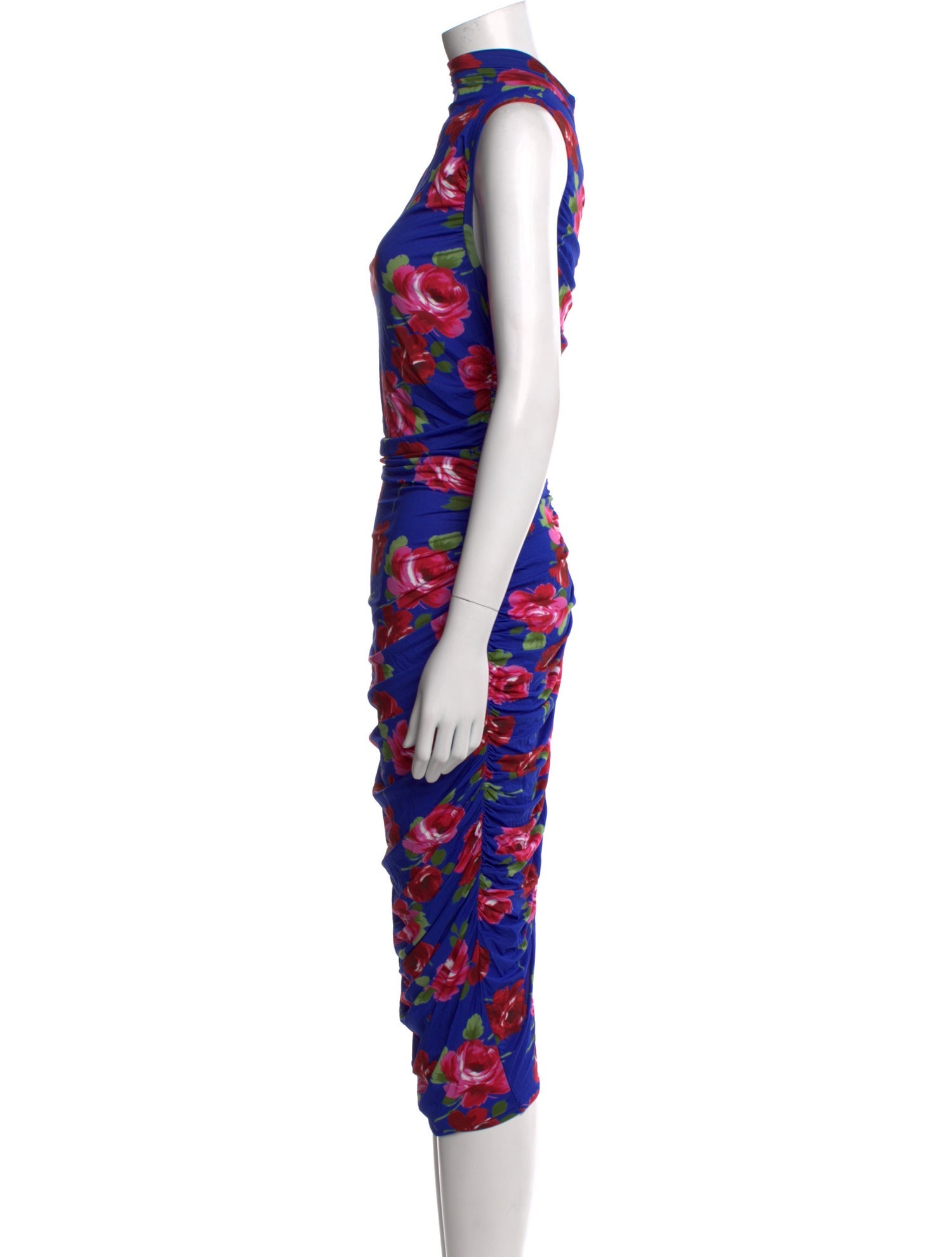 Magda Butrym Floral Print Midi Length Dress