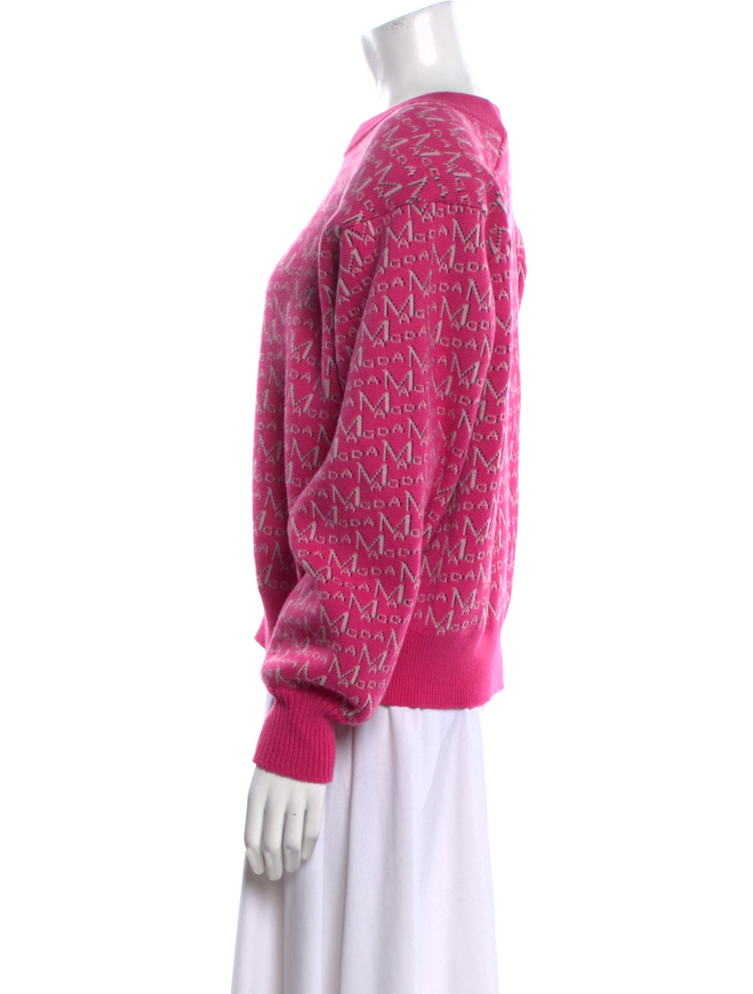 Magda Butrym Wool Crew Neck Sweater