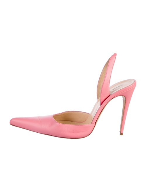 Magda Butrym Satin Slingback Pumps