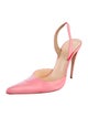 Magda Butrym Satin Slingback Pumps
