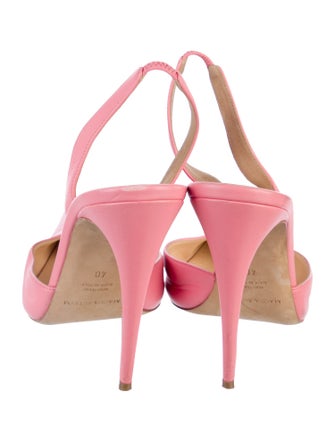 Magda Butrym Satin Slingback Pumps