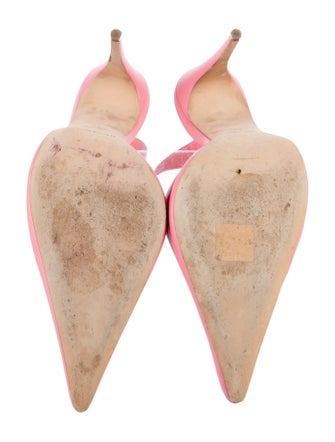 Magda Butrym Satin Slingback Pumps