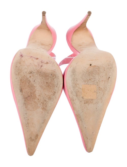 Magda Butrym Satin Slingback Pumps