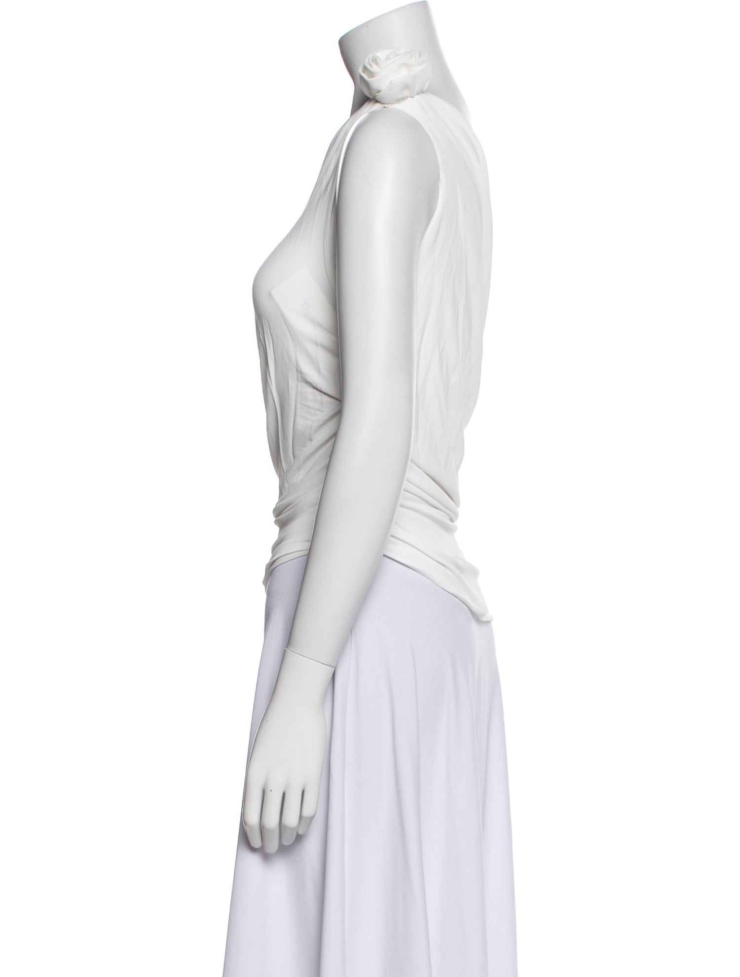 Magda Butrym One-Shoulder Sleeveless Top