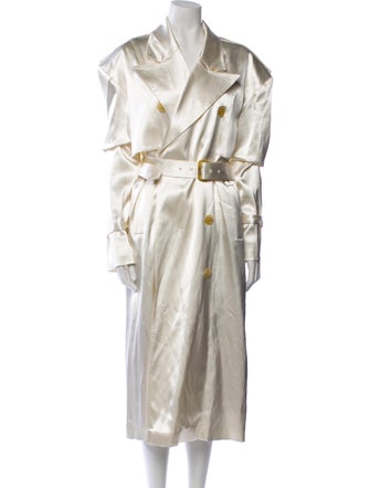 Magda Butrym Silk Trench Coat