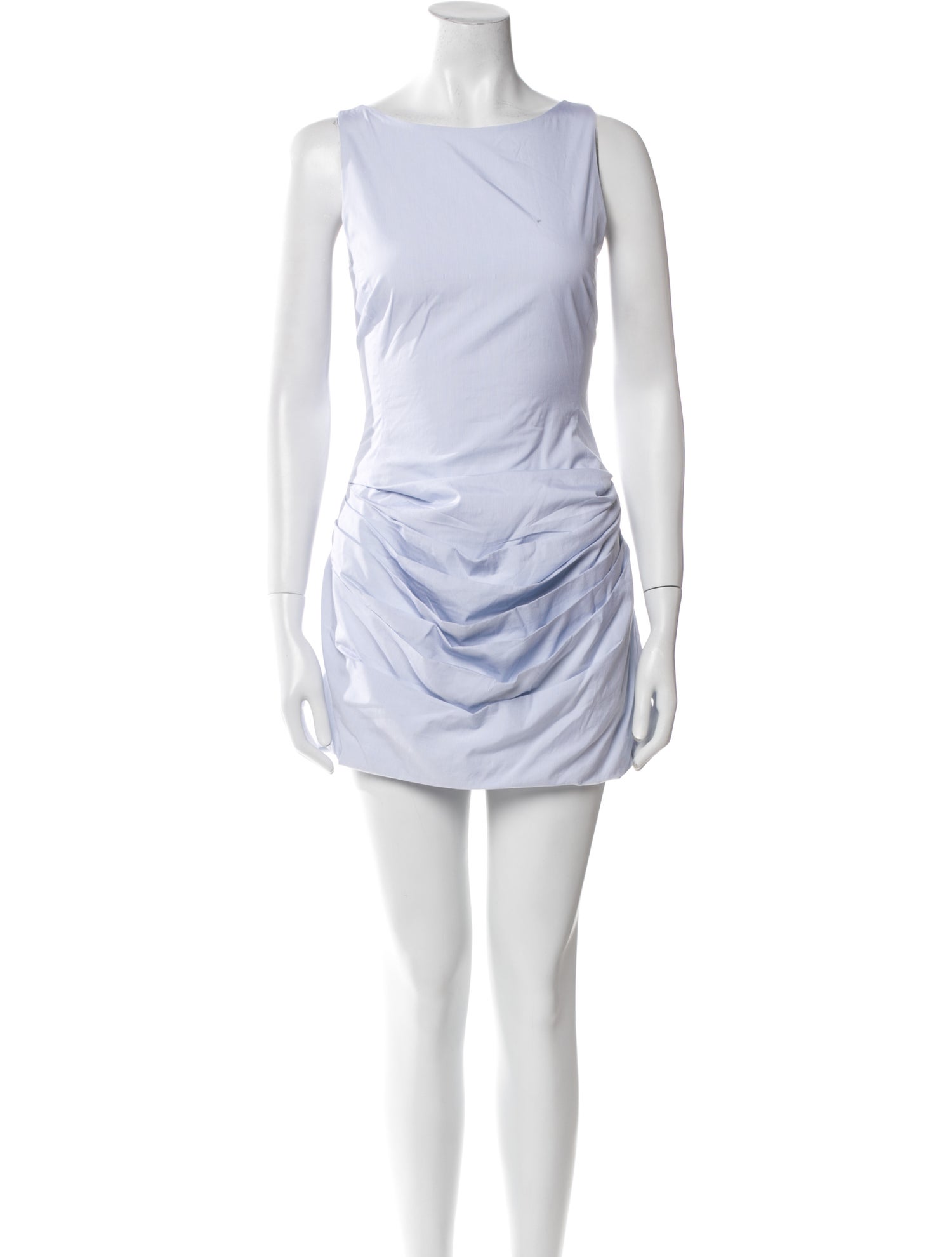 Magda Butrym Bateau Neckline Mini Dress