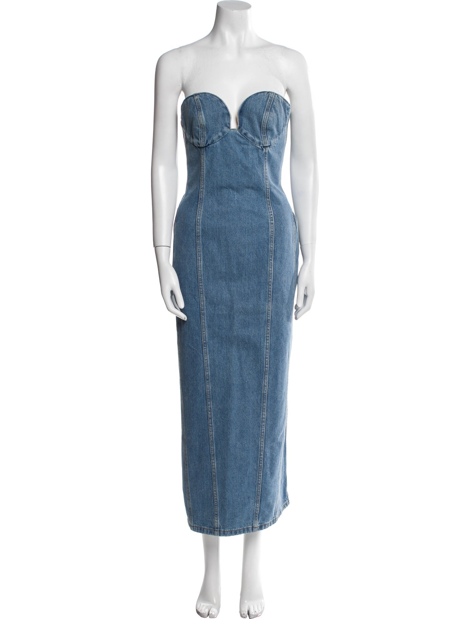 Magda Butrym Strapless Midi Length Dress w/ Tags