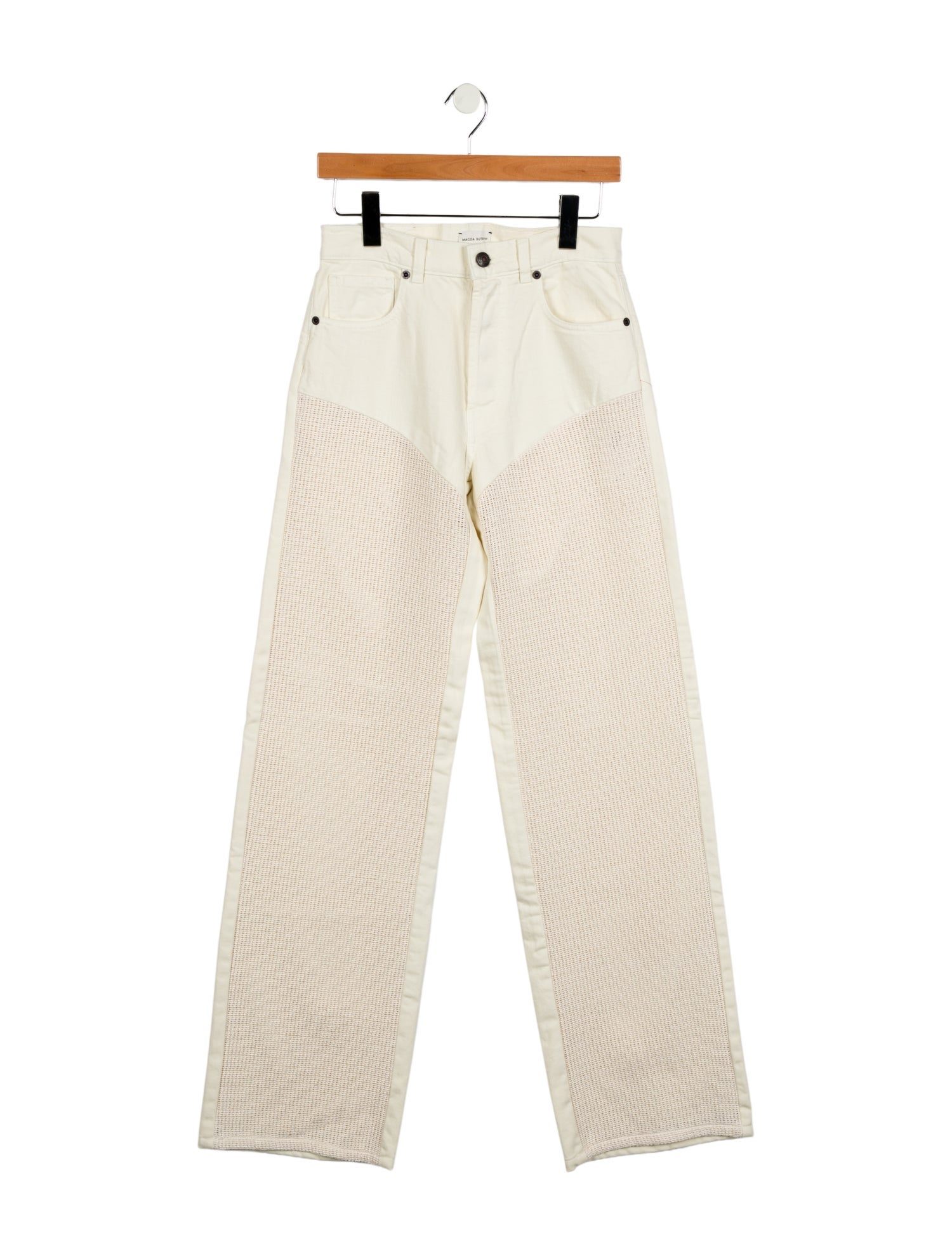 Magda Butrym High-Rise Wide Leg Jeans w/ Tags