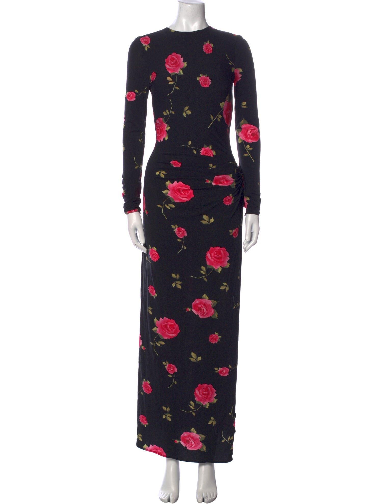 Magda Butrym Floral Print Long Dress