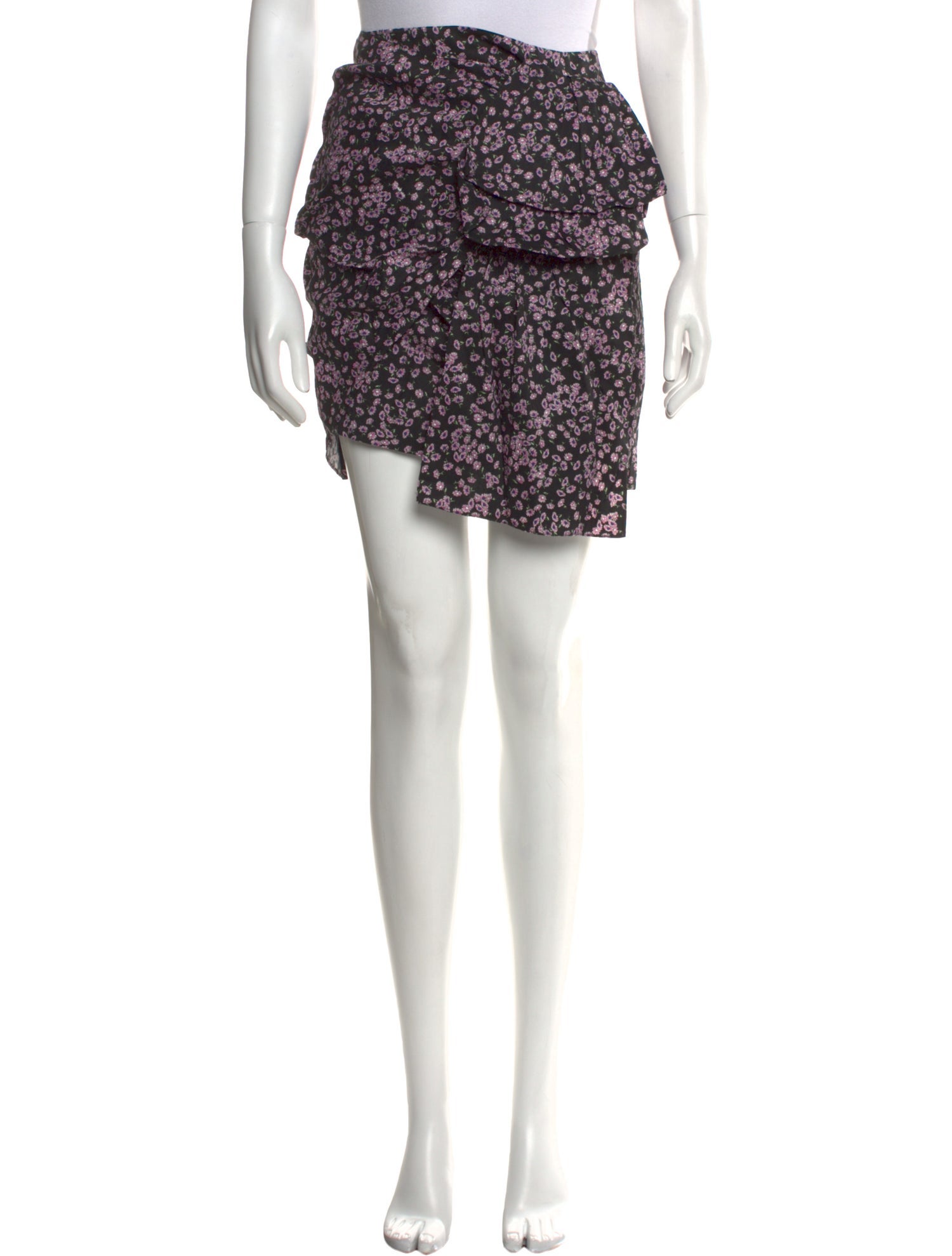 Magda Butrym Floral Print Mini Skirt