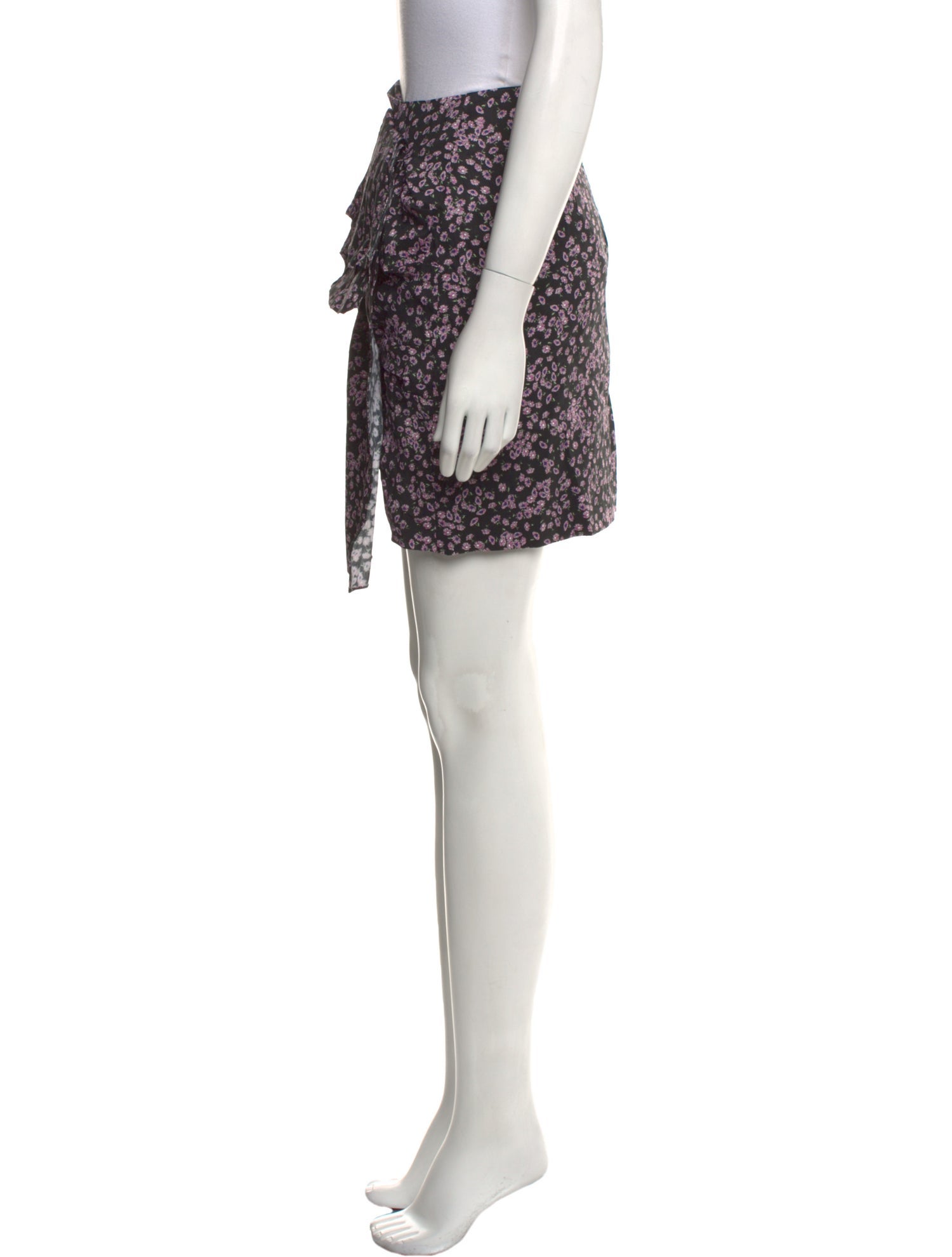 Magda Butrym Floral Print Mini Skirt