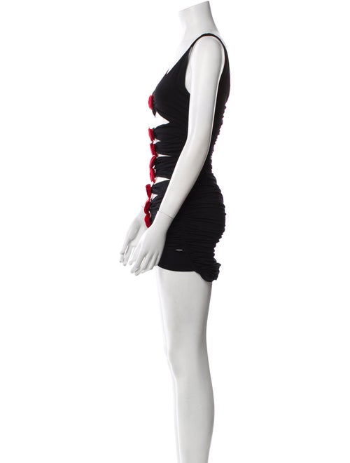 Magda Butrym Colorblock Pattern Mini Dress