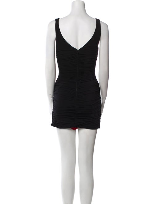 Magda Butrym Colorblock Pattern Mini Dress