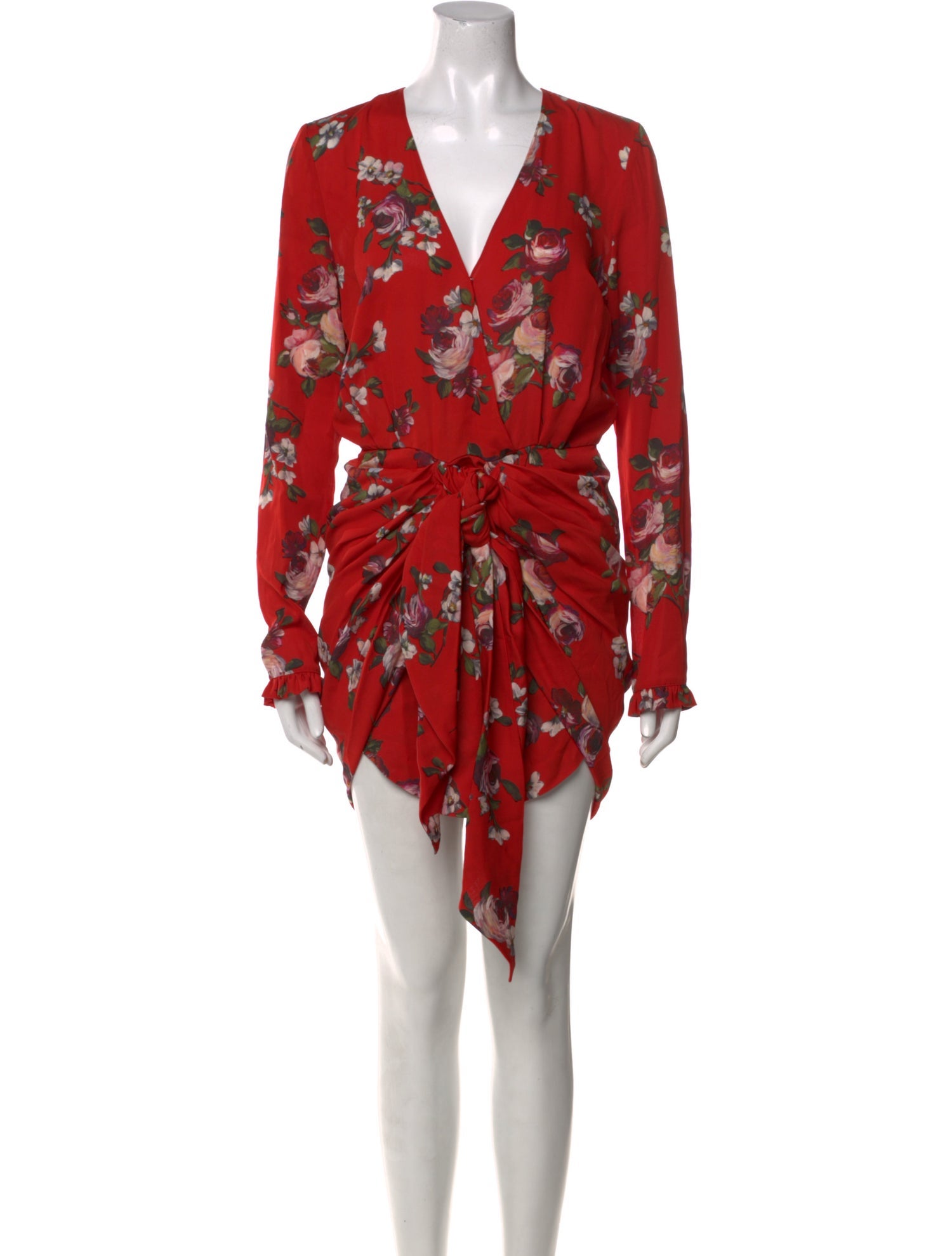 Magda Butrym Silk Knee-Length Dress