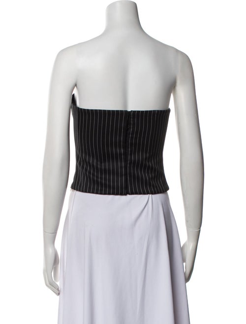 Magda Butrym Wool Striped Crop Top