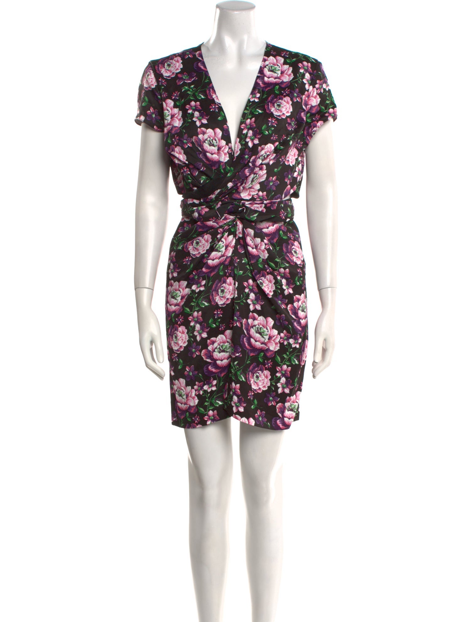 Magda Butrym Floral Print Mini Dress