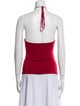 Magda Butrym Halterneck Sleeveless Top