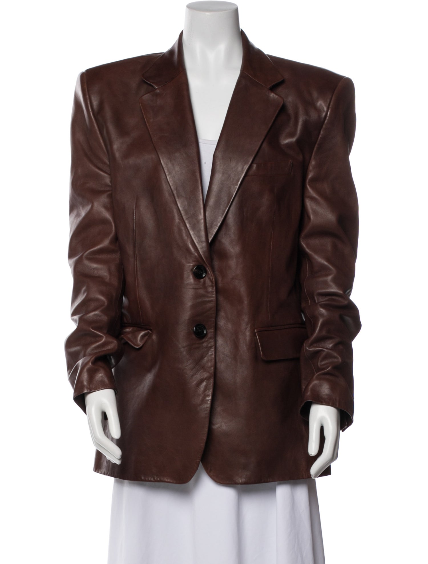 Magda Butrym Leather Blazer