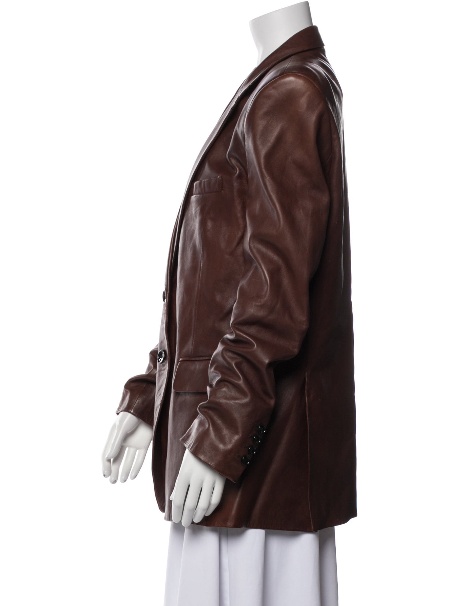 Magda Butrym Leather Blazer