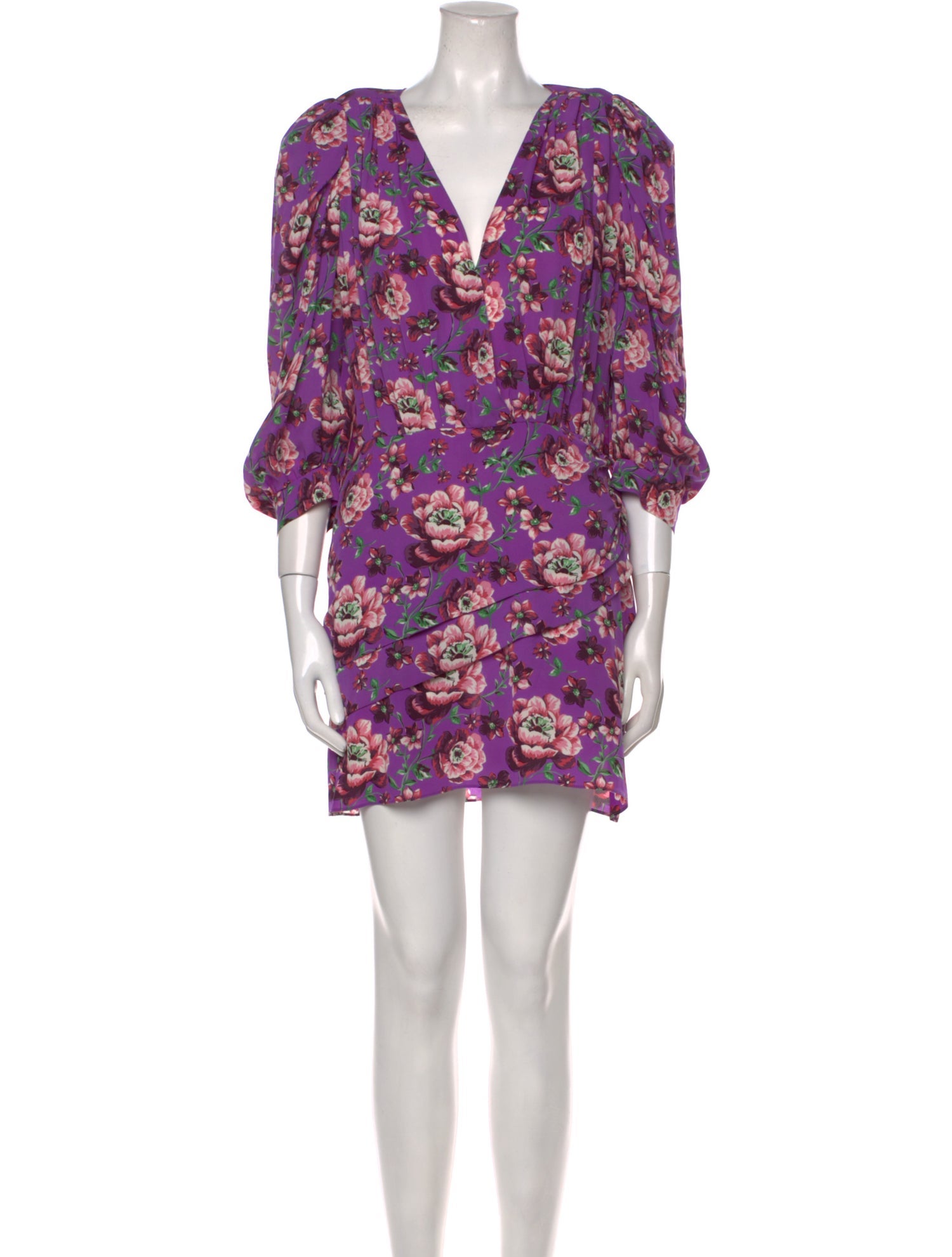 Magda Butrym Silk Mini Dress