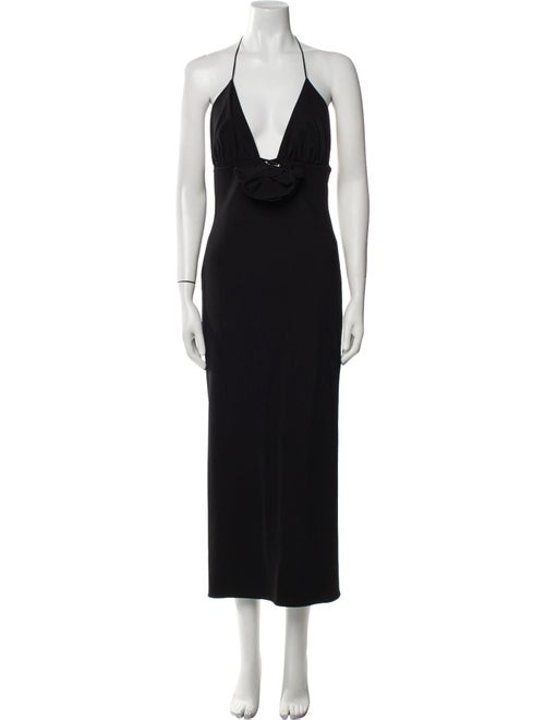 Magda Butrym Halterneck Long Dress