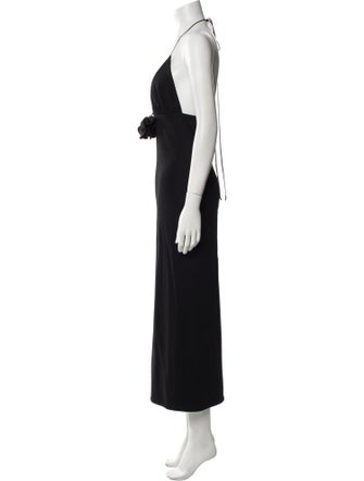 Magda Butrym Halterneck Long Dress
