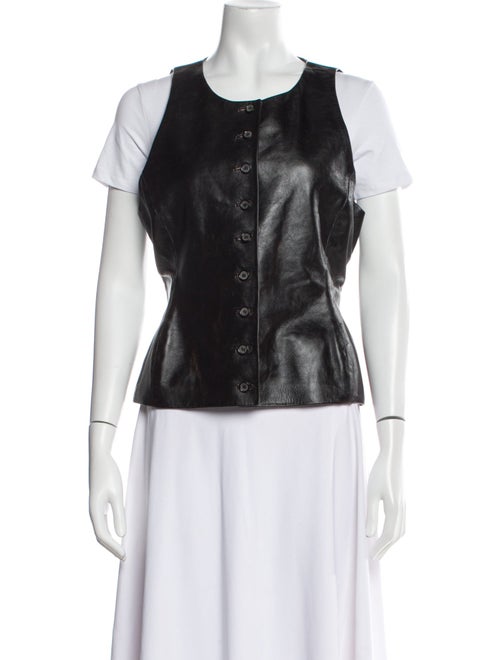 Magda Butrym Faux Leather Vest
