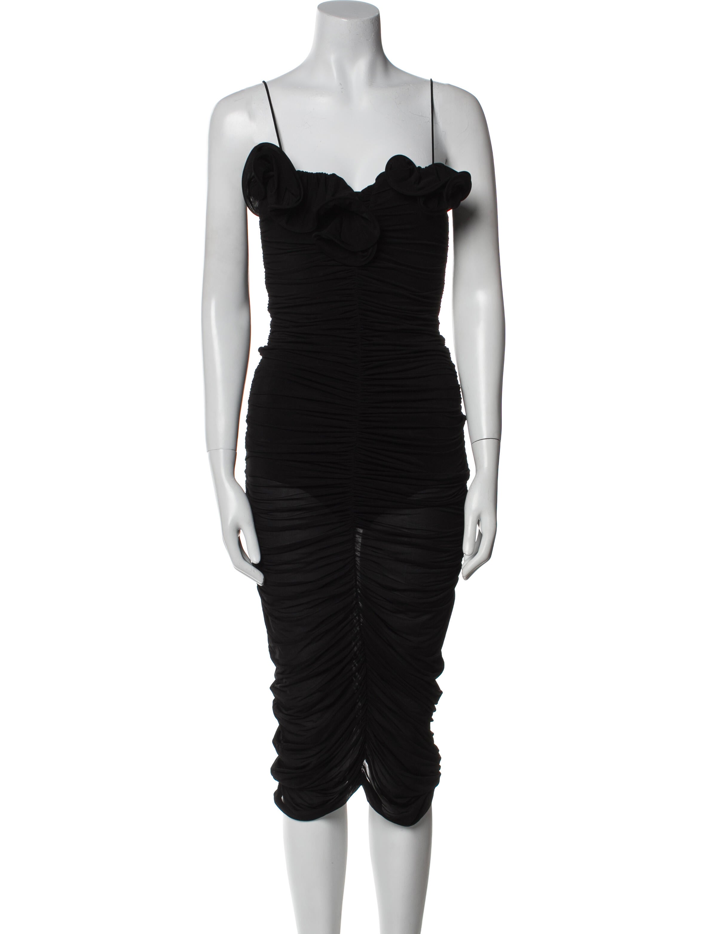 Magda Butrym Square Neckline Long Dress