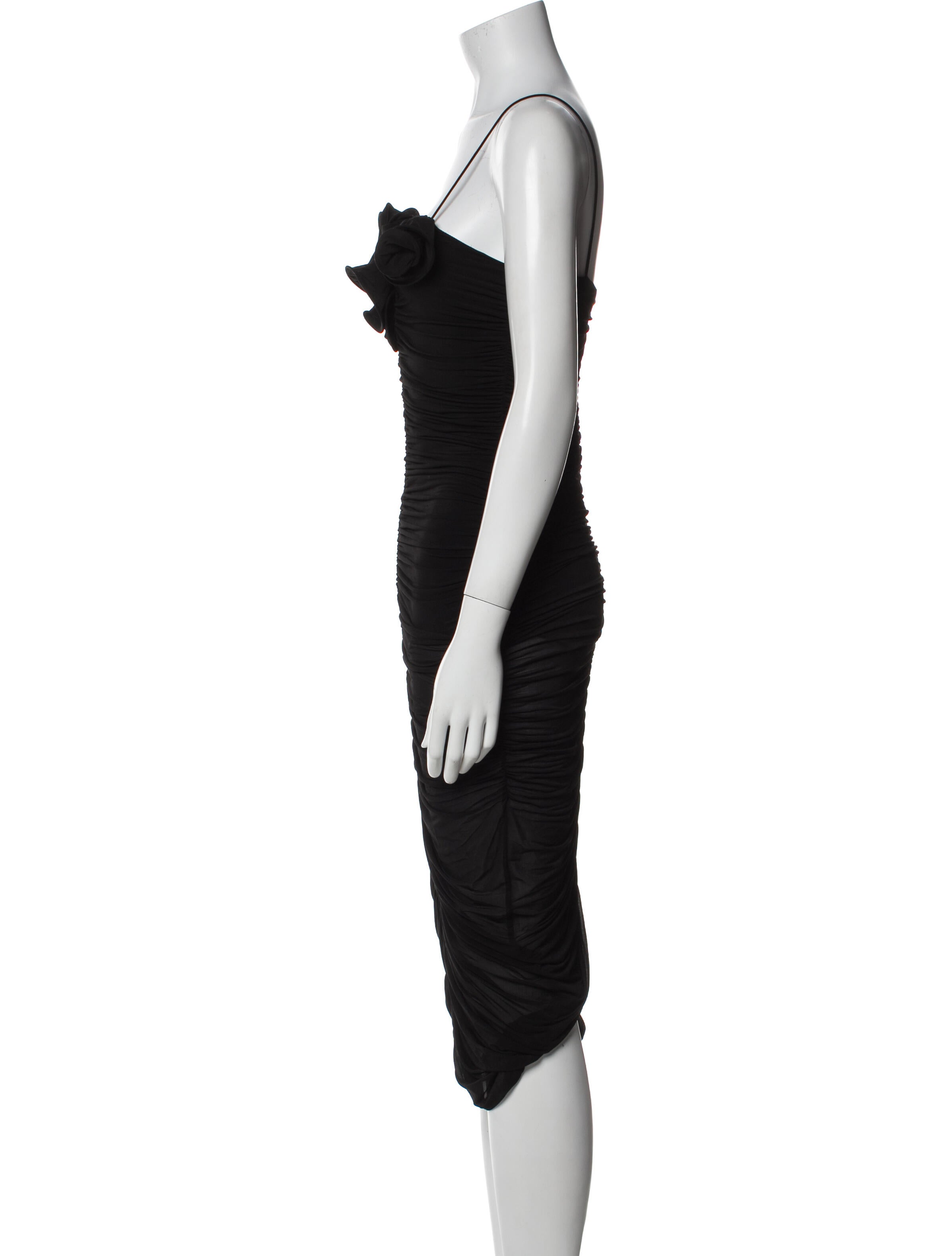 Magda Butrym Square Neckline Long Dress