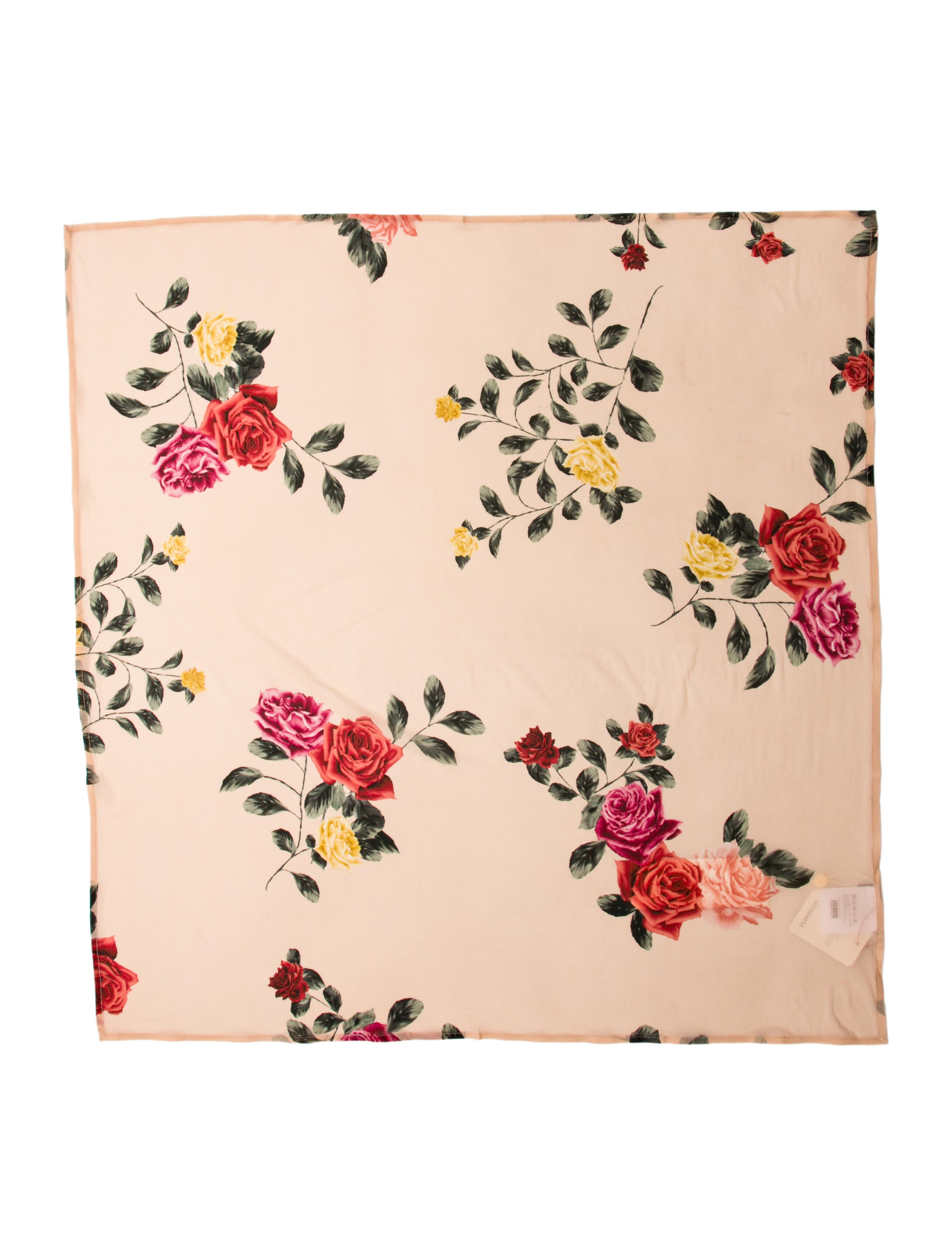 Magda Butrym Silk Floral Print Scarf w/ Tags