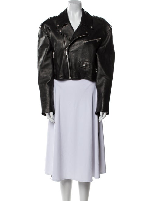 Magda Butrym Leather Biker Jacket