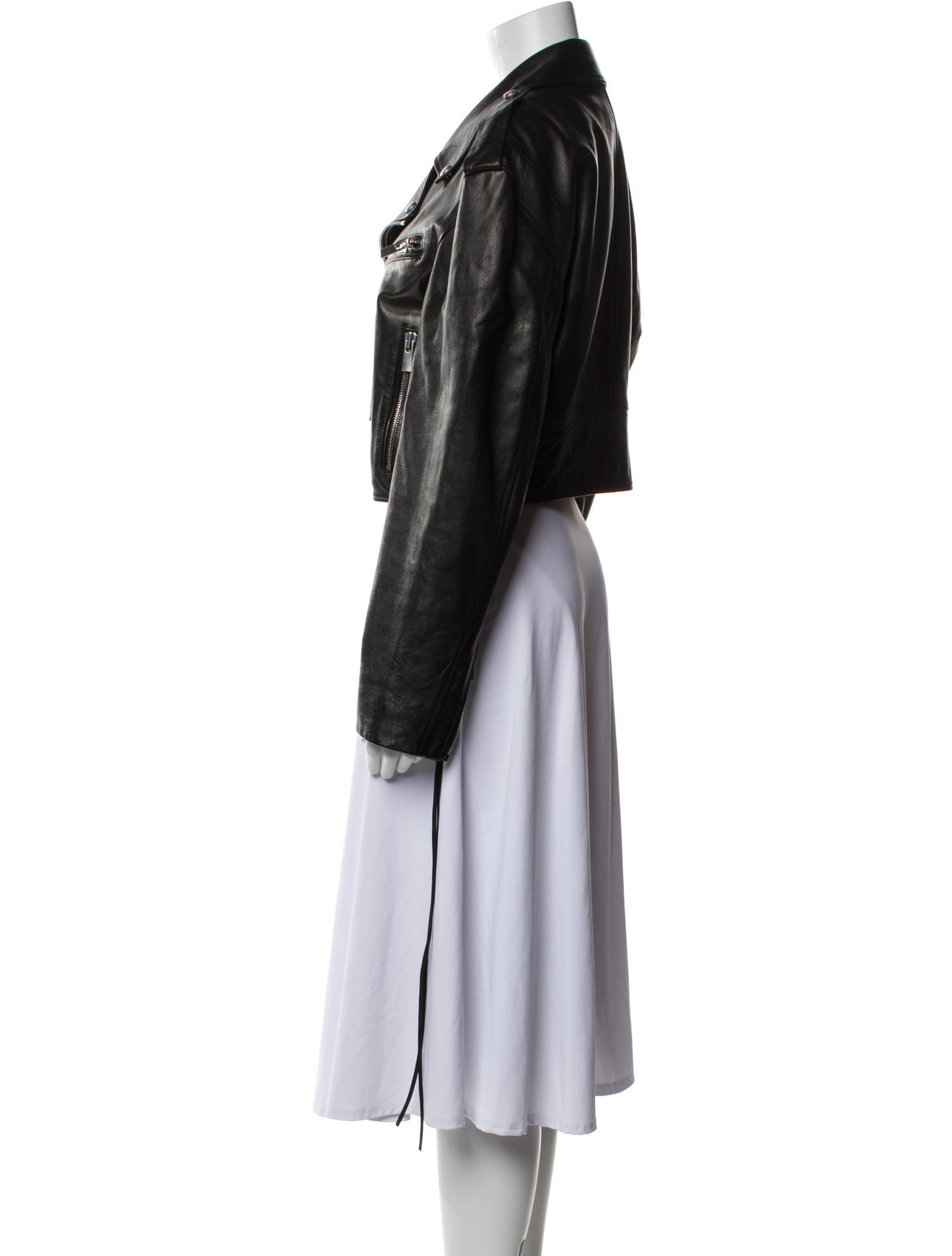 Magda Butrym Leather Biker Jacket