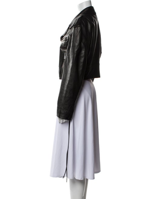 Magda Butrym Leather Biker Jacket