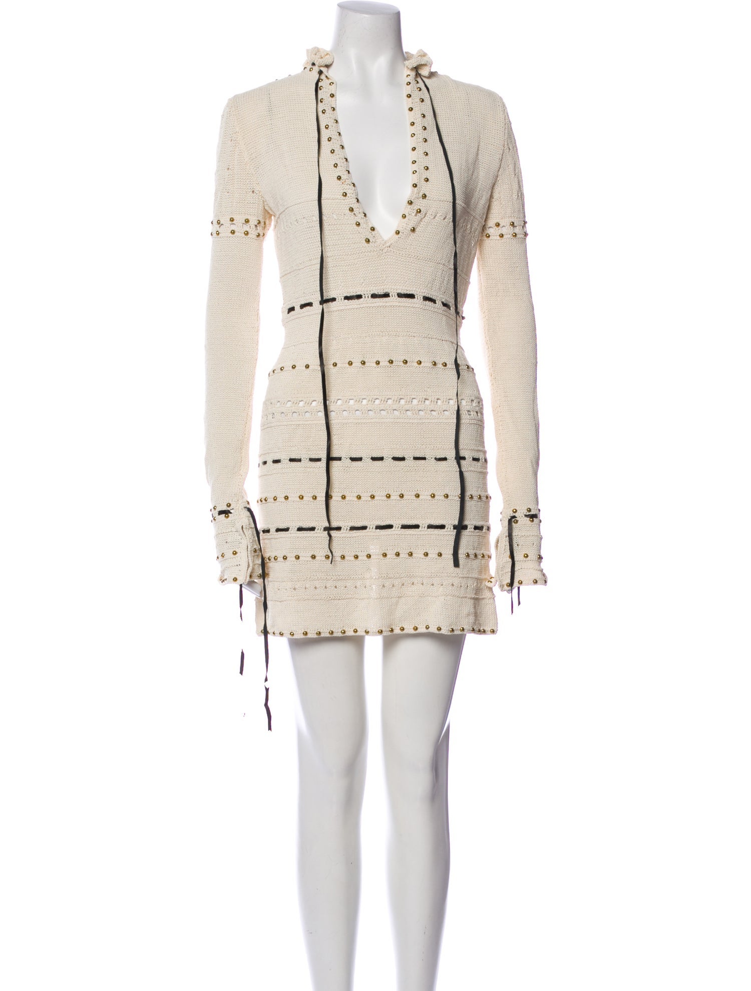 Magda Butrym Leather Mini Dress