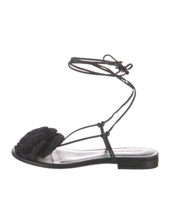 Magda Butrym Leather Gladiator Sandals