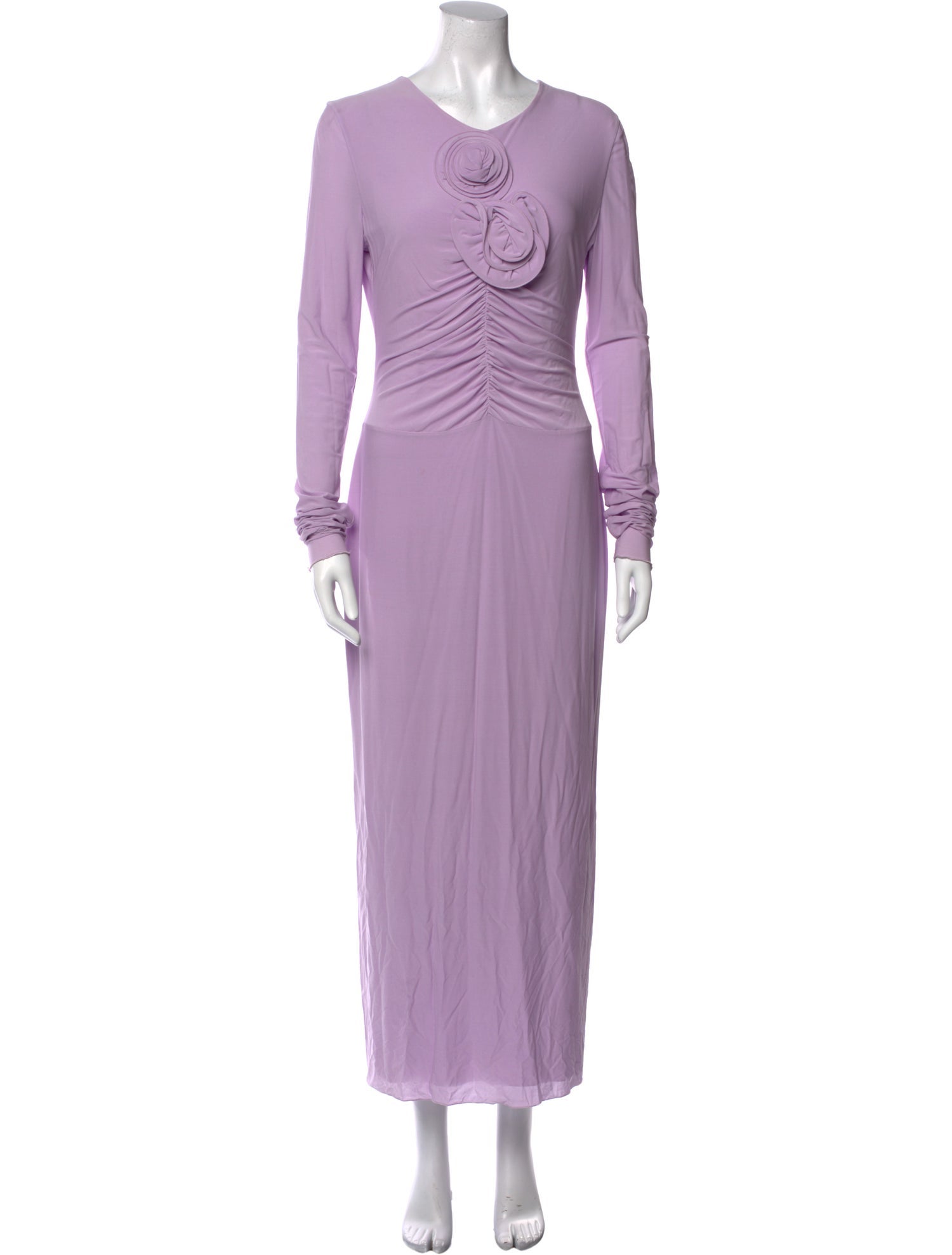 Magda Butrym Crew Neck Long Dress