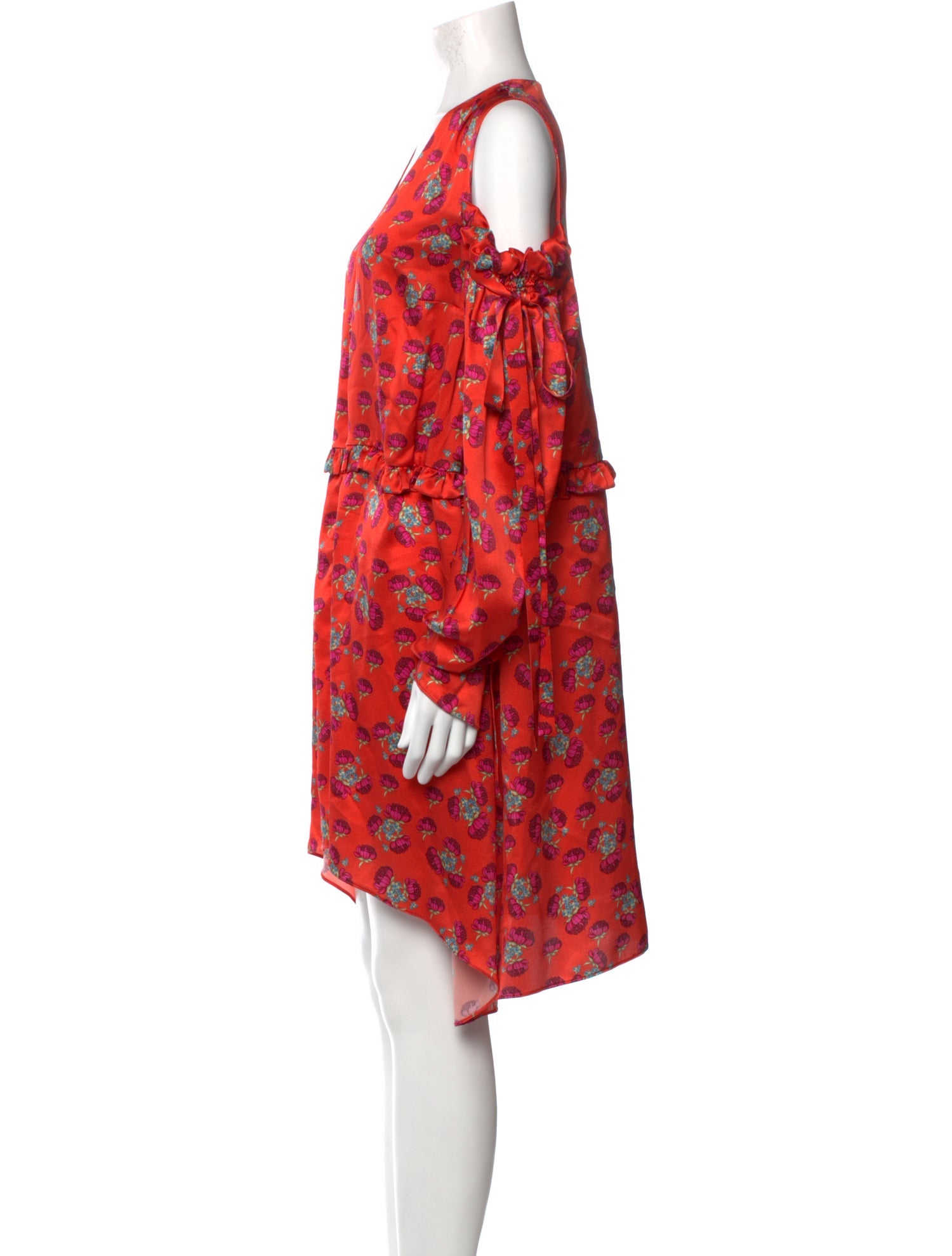 Magda Butrym Silk Knee-Length Dress