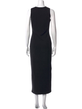 Magda Butrym Crew Neck Long Dress