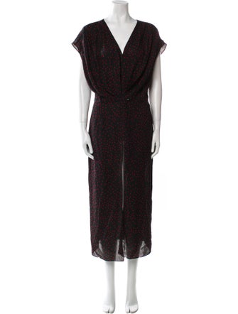 Magda Butrym Silk Long Dress