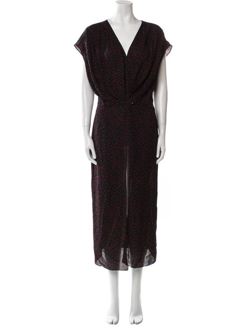 Magda Butrym Silk Long Dress