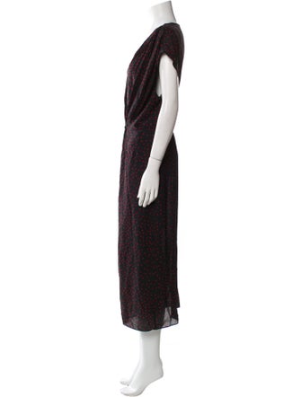 Magda Butrym Silk Long Dress
