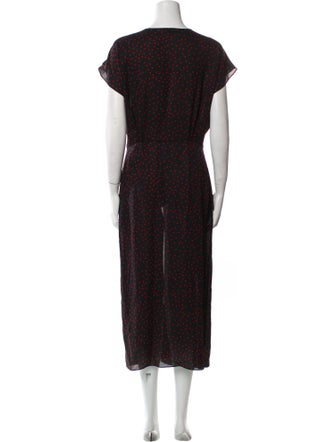 Magda Butrym Silk Long Dress