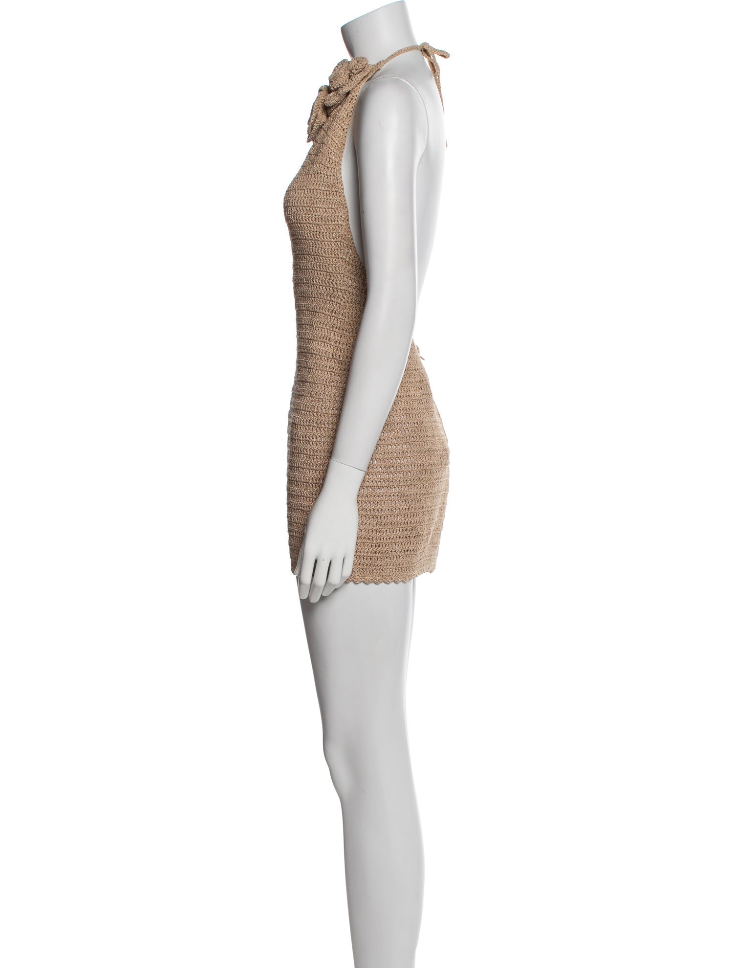 Magda Butrym Turtleneck Mini Dress