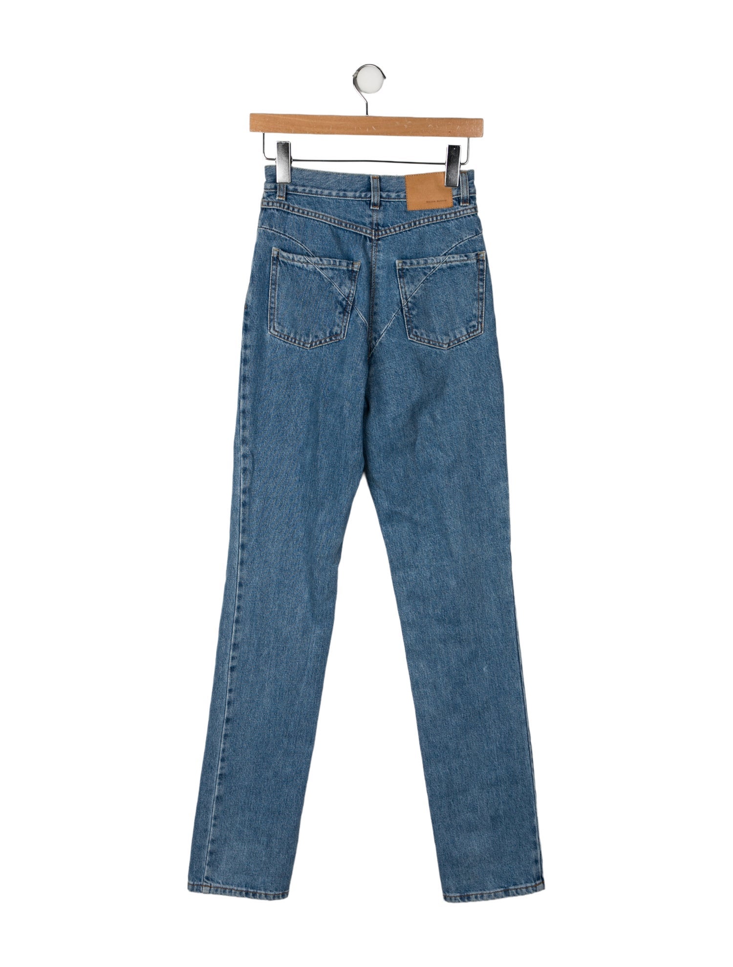 Magda Butrym High-Rise Straight Leg Jeans