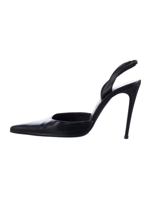 Magda Butrym Leather Slingback Pumps