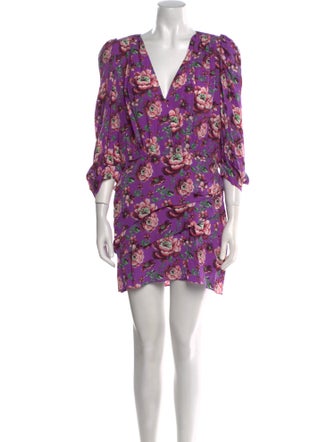 Magda Butrym Silk Mini Dress